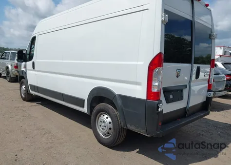 2022 Ram Promaster 2500 2500 High из США, поврежденный, VIN 3C6LRVDG7NE110590
